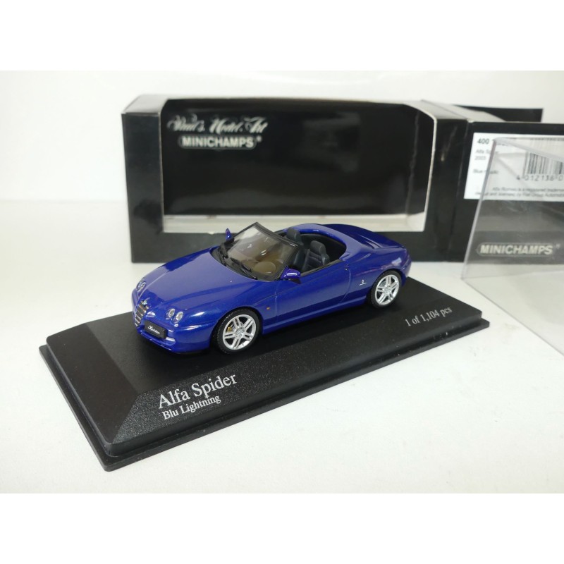 ALFA ROMEO SPIDER 2003 Bleu MINICHAMPS 1:43