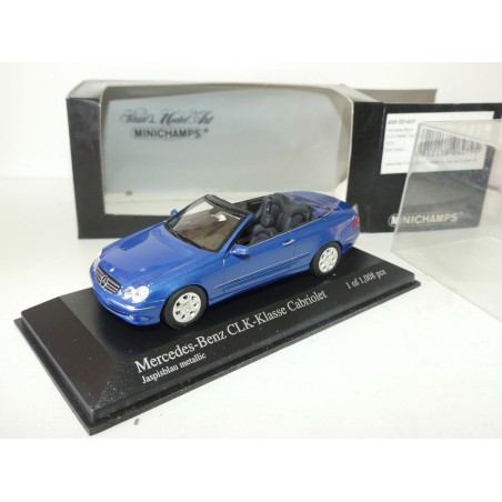 MERCEDES CLASSE CLK Cabriolet W209 Bleu MINICHAMPS 1:43