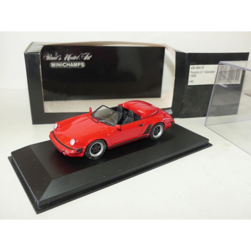 PORSCHE 911 SPEEDSTER SERIE G 1988 Rouge MINICHAMPS 1:43
