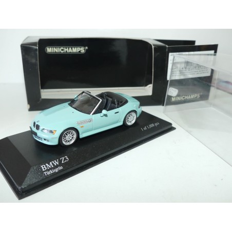 BMW Z3 1.8 1999 Turquoise MINICHAMPS 1:43
