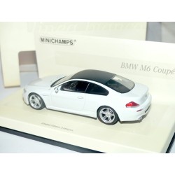 BMW SERIE 6 COUPE M6 2006 Blanc Toit Noir MINICHAMPS 1:43