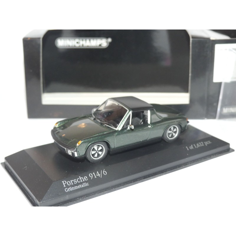 PORSCHE 914/6 1970 Vert MINICHAMPS 1:43