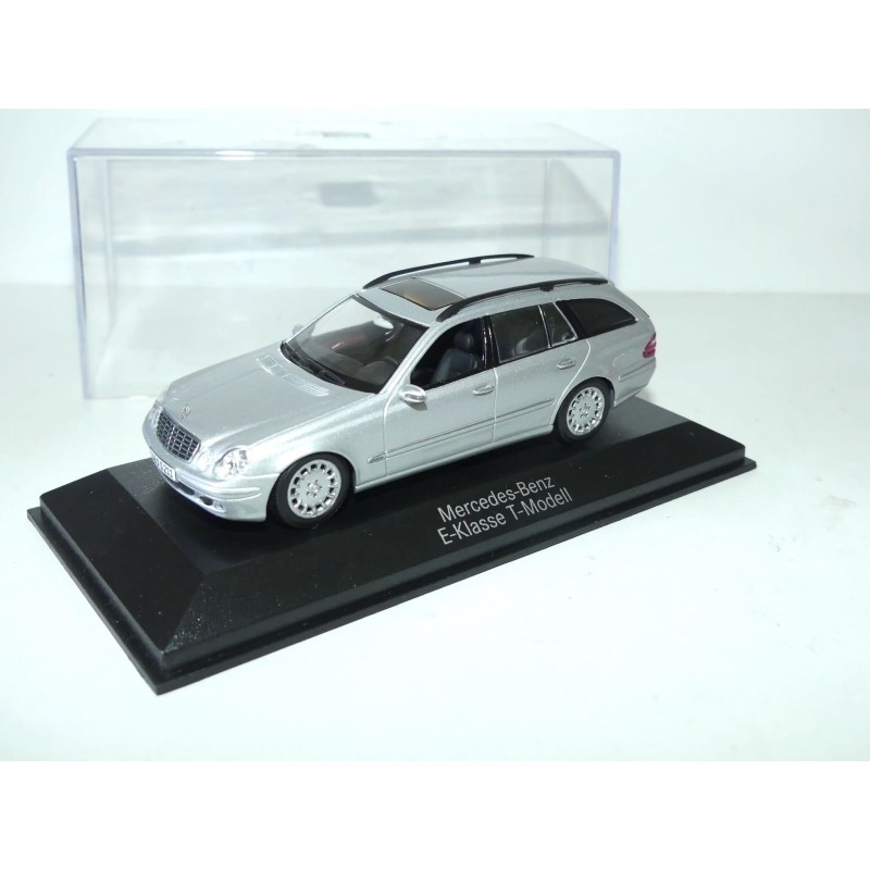 MERCEDES CLASSE E BREAK T W211 Gris Brillant Silver MINICHAMPS 1:43