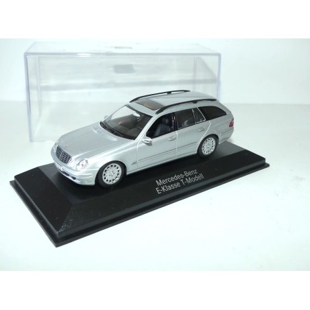 MERCEDES CLASSE E BREAK T W211 Gris Brillant Silver MINICHAMPS 1:43