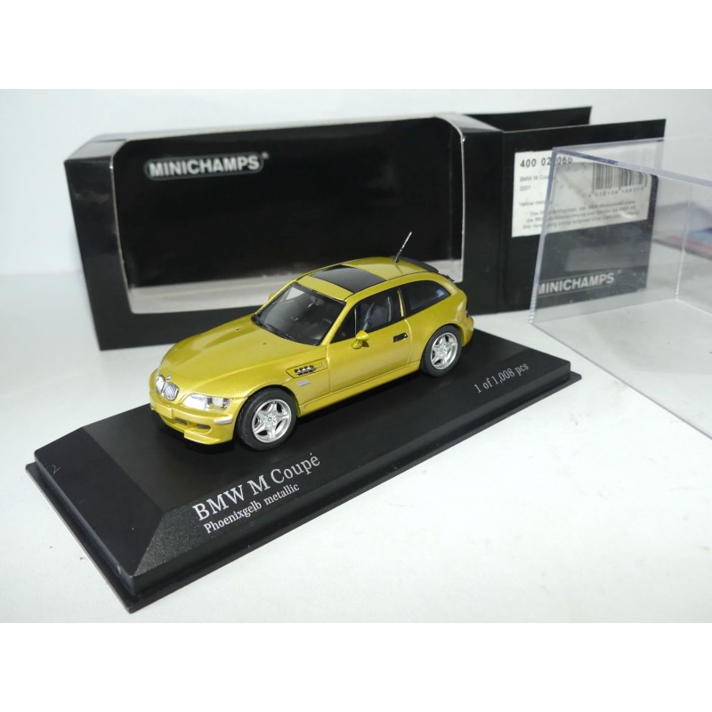 BMW M COUPE 1999 Phoenix Jaune Yellow MINICHAMPS 1:43