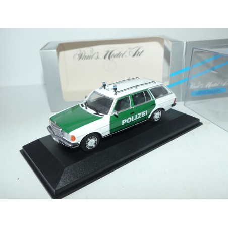 MERCEDES 200 T BREAK W123 POLIZEI MINICHAMPS 1:43