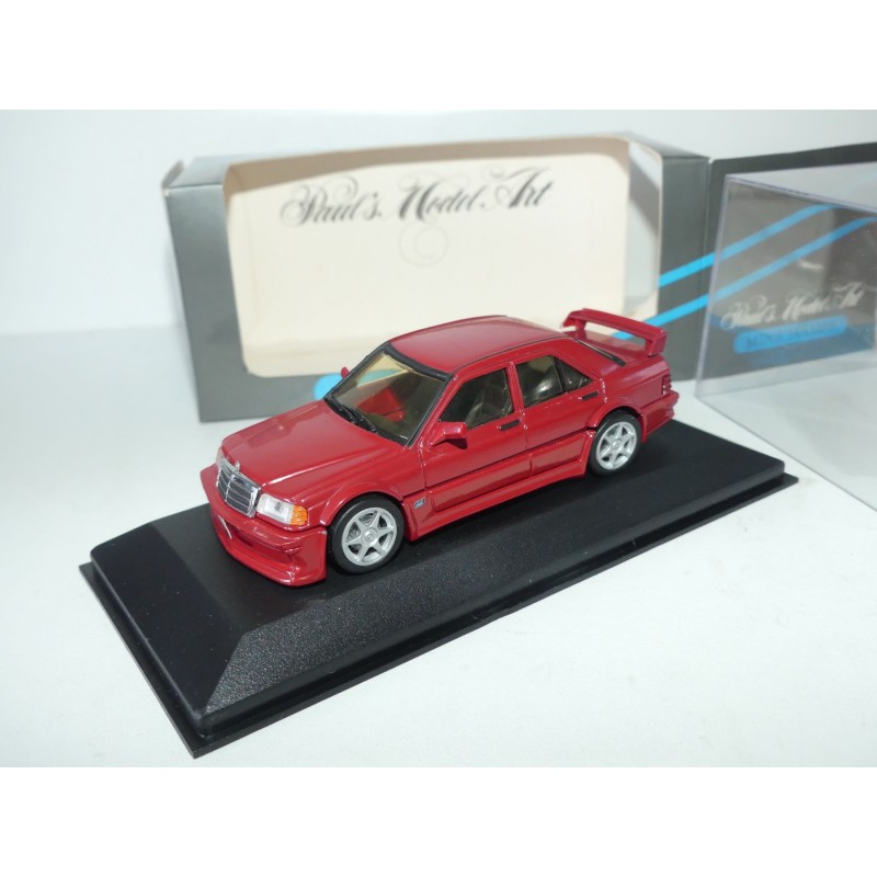 MERCEDES 190 E EVO 1 STREET Rouge MINICHAMPS 1:43