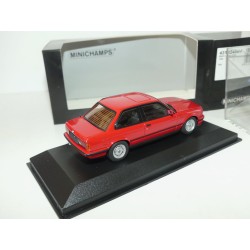 BMW SERIE 3 320 i E30 1989 Rouge MINICHAMPS 1:43