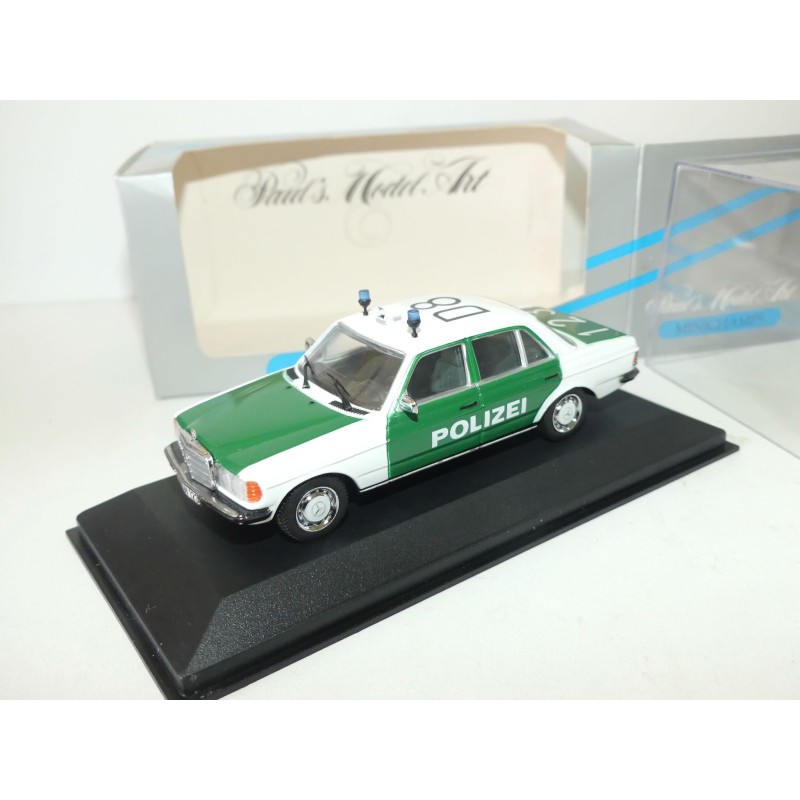 MERCEDES 230 W123 POLIZEI MINICHAMPS 1:43