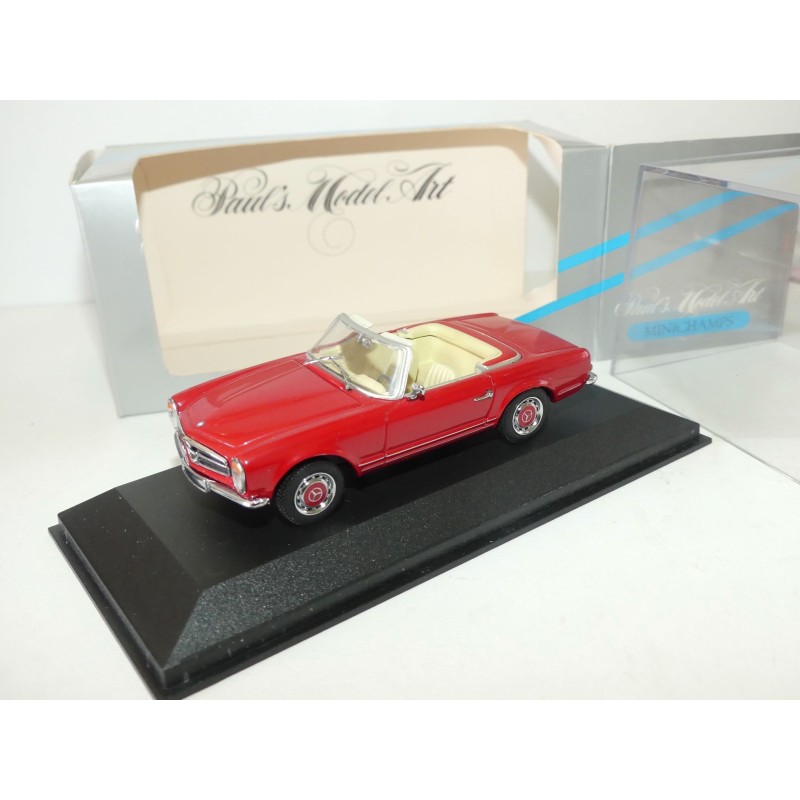 MERCEDES 280 SL PAGODE Rouge MINICHAMPS 1:43