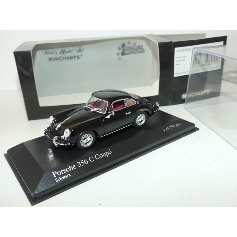 PORSCHE 356 C COUPE 1963 Noir MINICHAMPS 1:43