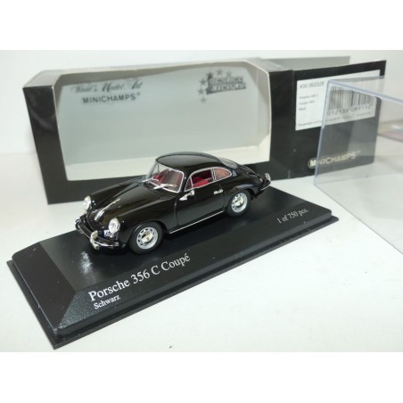 PORSCHE 356 C COUPE 1963 Noir MINICHAMPS 1:43