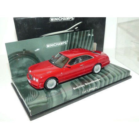 BENTLEY BROOKLANDS 2007 Rouge MINICHAMPS 1:43