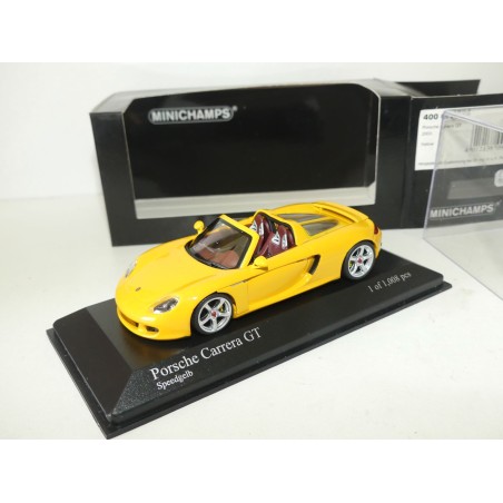 PORSCHE CARRERA GT 2003 Jaune MINICHAMPS 1:43
