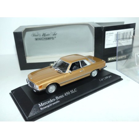 MERCEDES 450 SLC 1974 Gold MINICHAMPS 1:43