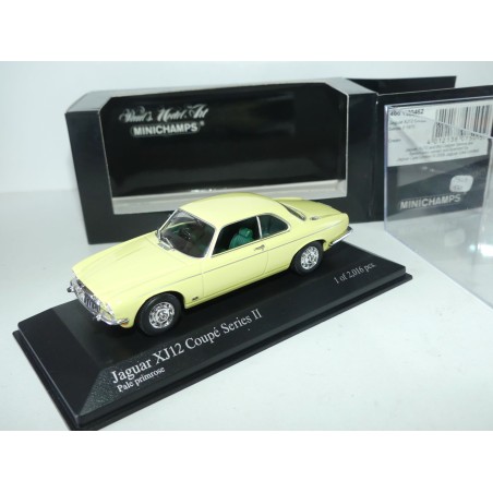 JAGUAR XJ12 COUPE SERIE II 1975 Jaune Pale Primrose MINICHAMPS 1:43