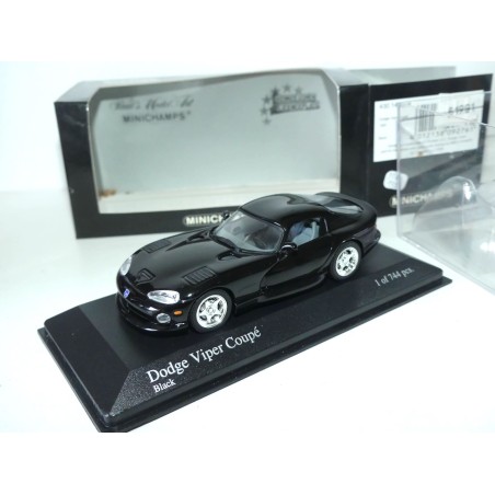 DODGE VIPER COUPE 1993 Noir MINICHAMPS 1:43
