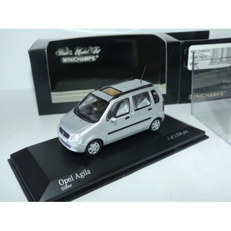OPEL AGILA A 2001 Gris MINICHAMPS 1:43 