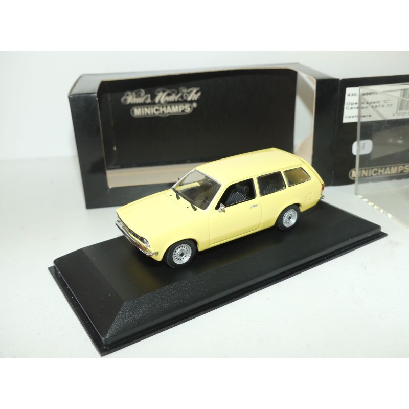 OPEL KADETT C CARAVAN 1973-77 Jaune MINICHAMPS 1:43