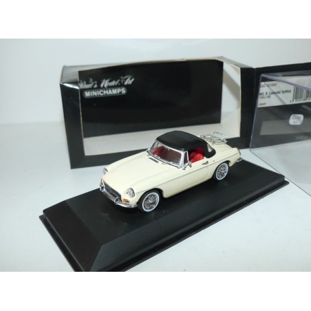 MG MGB CAPOTÉ 1962-69 Crème MINICHAMPS 1:43