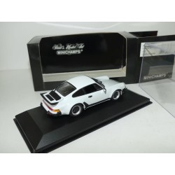 PORSCHE 911 TURBO 1977 Bleu Gris MINICHAMPS 1:43