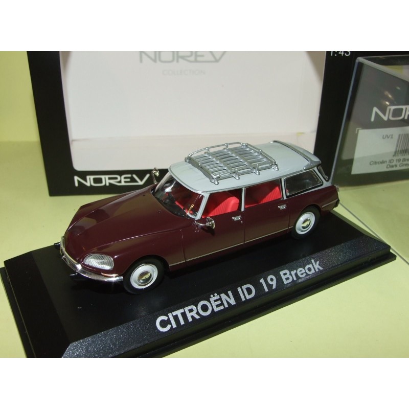 CITROEN ID 19 BREAK 1968 Bordeaux NOREV 1:43