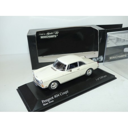 PEUGEOT 404 COUPE 1962 Crème cream MINICHAMPS 1:43