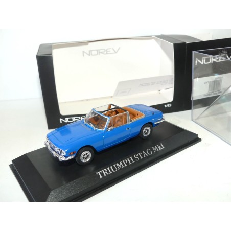 TRIUMPH STAG MKI Bleu NOREV 1:43