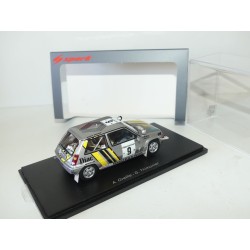 RENAULT 5 GT TURBO RALLYE AFRICAIN 1989 A. OREILLE SPARK S3859 1:43 