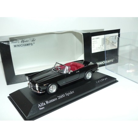 ALFA ROMEO 2600 SPIDER 1964 Noir MINICHAMPS 1:43
