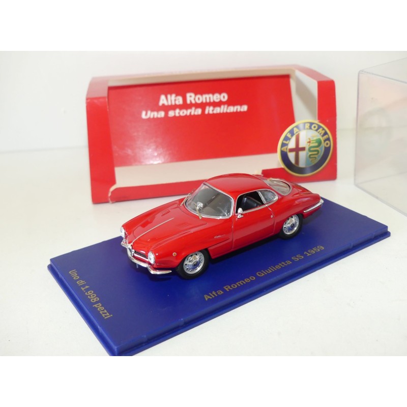 ALFA ROMEO GIULIETTA SS 1959 Rouge M4 1:43