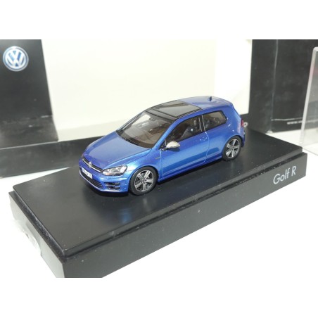 VW GOLF R VII Bleu SPARK 1:43