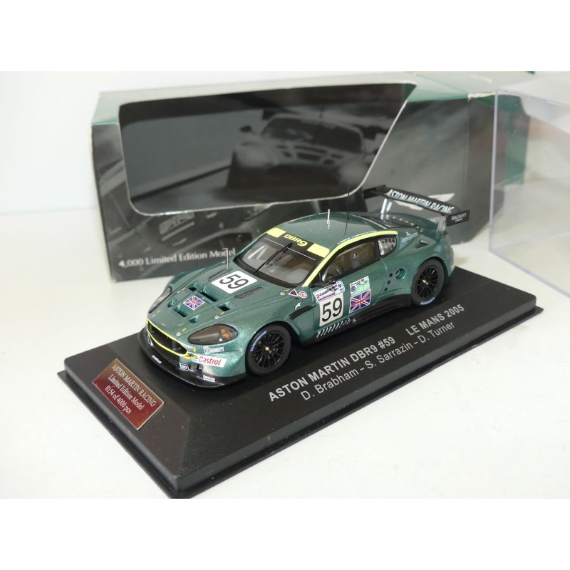 ASTON MARTIN DBR9 N°59 LE MANS 2005 IXO 1:43 9ème