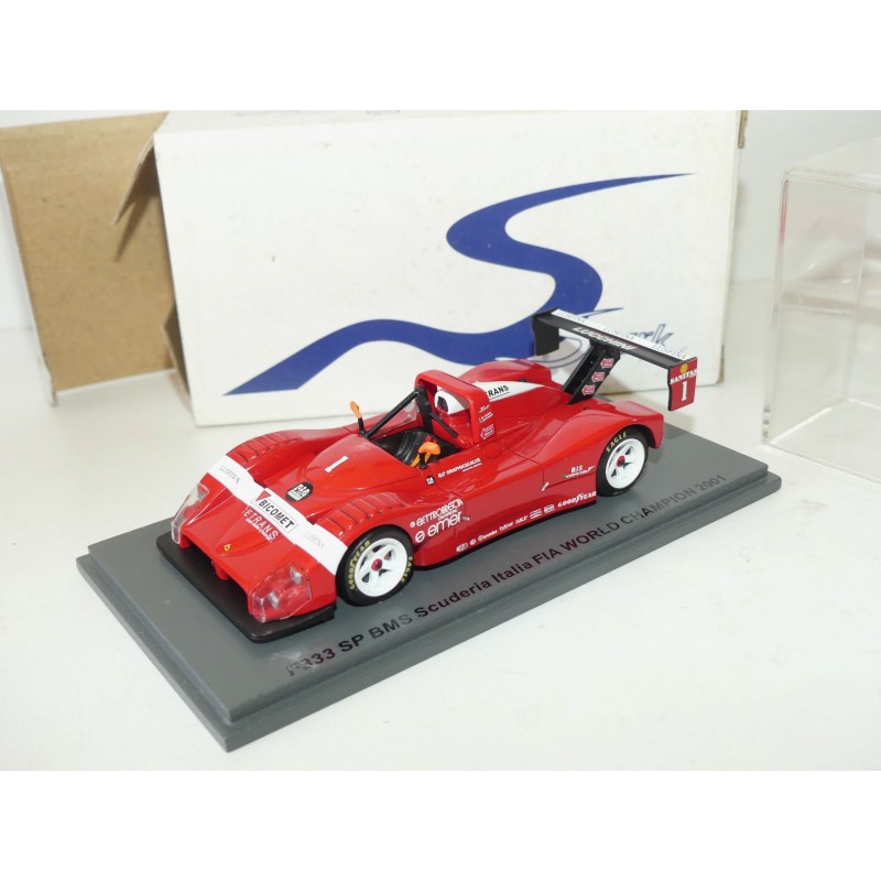 FERRARI F333 SP BMS N°1 WORLD CHAMPION FIA 2001 SPARK SCFI14 1:43