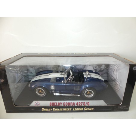 SHELBY COBRA 427 S/C Bleu SHLBY COLLECTIBLES 1:18