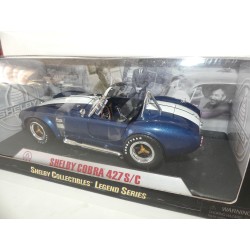 SHELBY COBRA 427 S/C Bleu SHLBY COLLECTIBLES 1:18