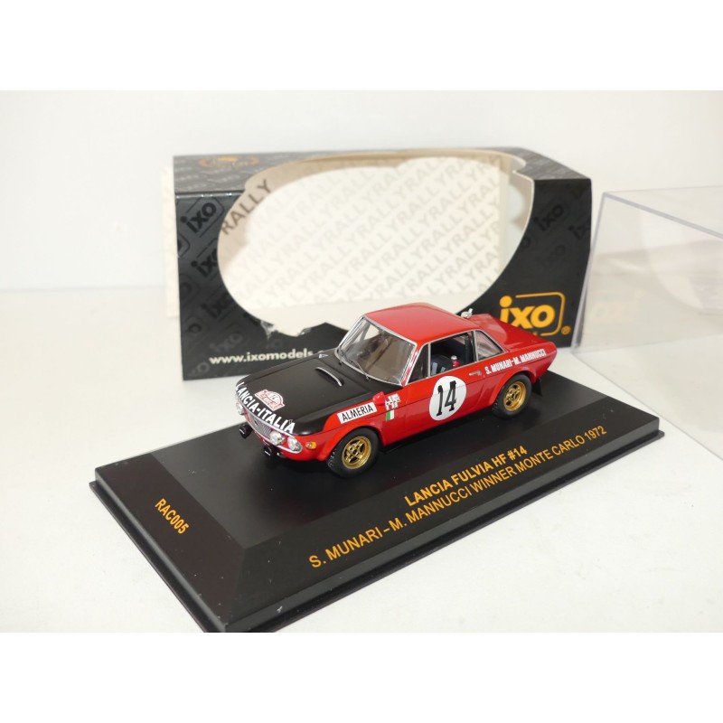 LANCIA FULVIA RALLYE MONTE CARLO 1972 S. MUNARI IXO RAC005 1:43 1er