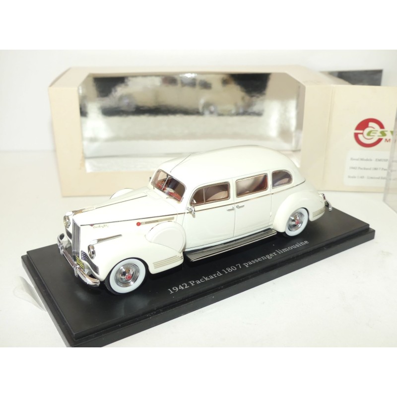 PACKARD 180 7 PASSENGER LIMOUSINE 1942 Blanc ESVAL MODELS 1:43
