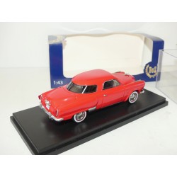 STUDEBAKER CHAMPION STARLIGHT COUPE 1951 Rouge BOS MODELS 1:43