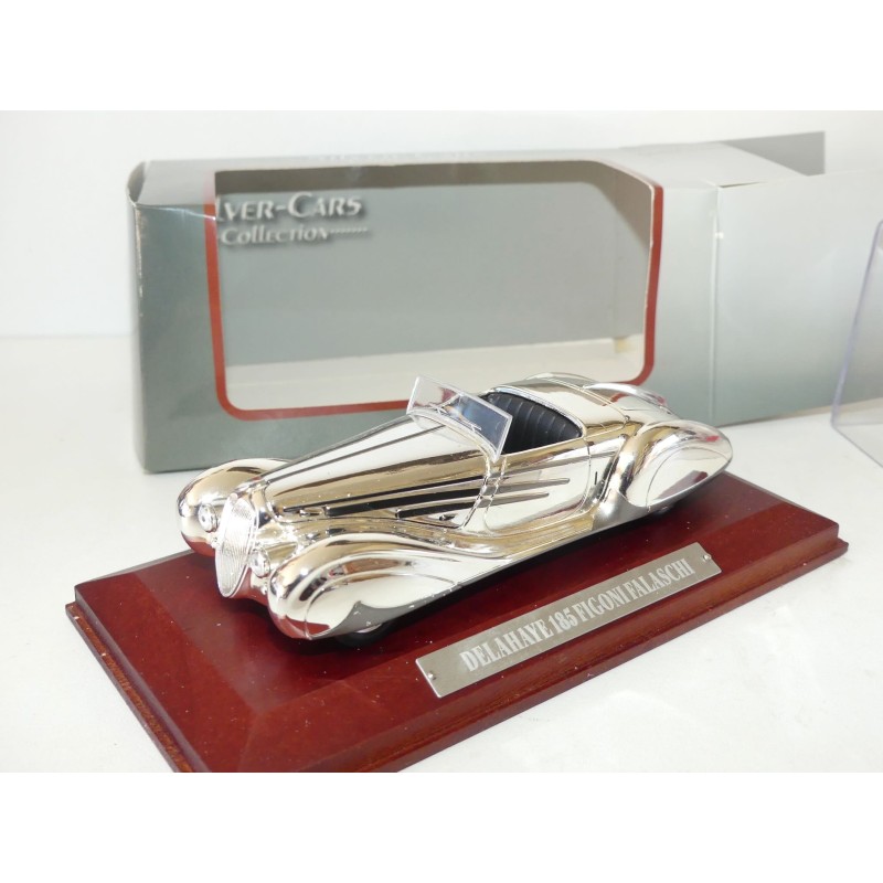 DELAHAYE 185 FIGONI FALASCHI Argent ATLAS SILVER CARS 1:43