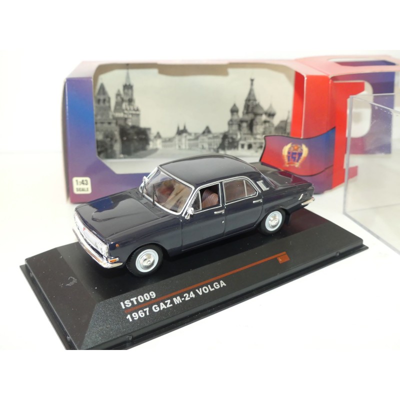 GAZ VOLGA M24 1967 Bleu Foncé IXO IST009 1:43