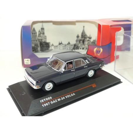 GAZ VOLGA M24 1967 Bleu Foncé IXO IST009 1:43