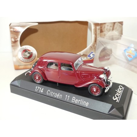 CITROEN TRACTION 11 BERLINE Bordeaux SOLIDO 1:43