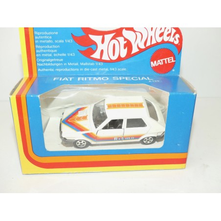 FIAT RITMO Blanc HOTWHEELS 1:43
