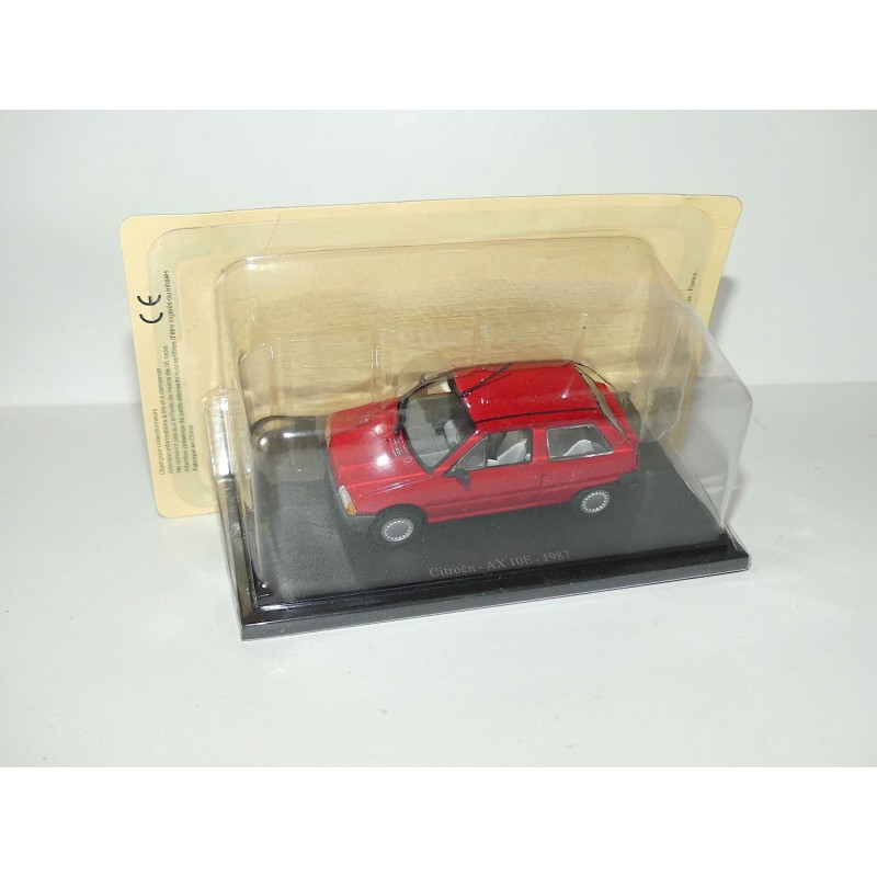 CITROEN AX 10E 1987 Rouge UNIVERSAL HOBBIES 1:43 blister