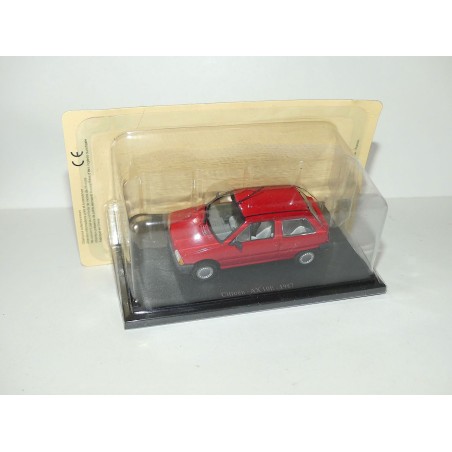 CITROEN AX 10E 1987 Rouge UNIVERSAL HOBBIES 1:43 blister