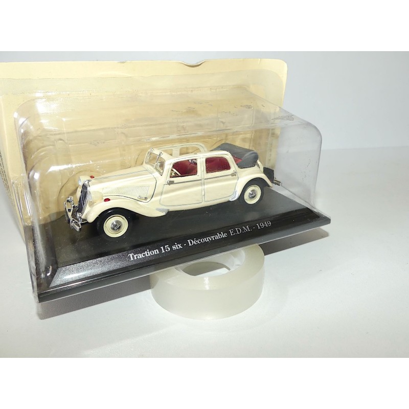 CITROEN TRACTION 15 SIX DECOUVRABLE E.D.M. 1949 Beige UNIVERSAL HOBBIES 1:43 blister