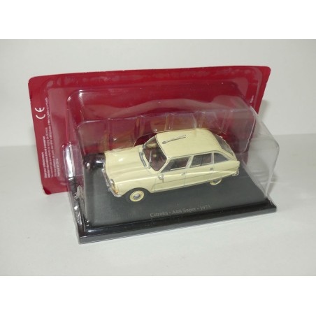 CITROEN AMI SUPER 1973 Crème UNIVERSAL HOBBIES 1:43 sous blister