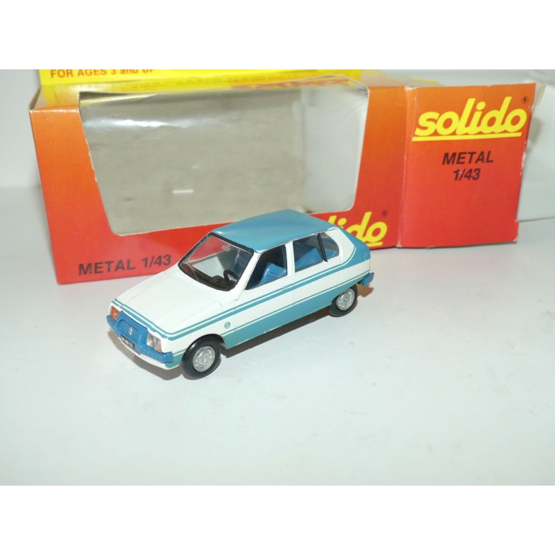 CITROEN VISA Blanc et Bleu SOLIDO 1:43