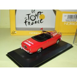 PEUGEOT 403 CABRIOLET DIRECTEUR DE COURSE TOUR DE FRANCE NOREV 1:43